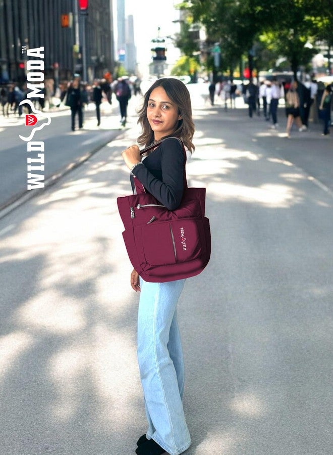 WILD MODA KAREENA MULTIPURPOSE SHOULDER & TOTE BAG (Purple) - Image 3